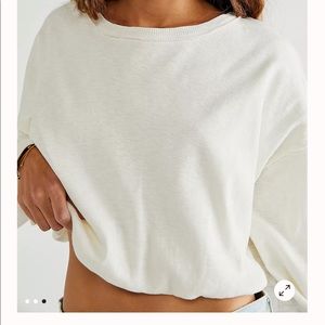 Free People Bubble Sleeve Sweater